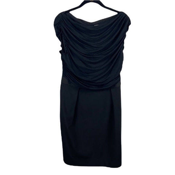 Shoshanna Cap Sleeve Ruched Sheath dress Size 10 - Picture 2 of 10